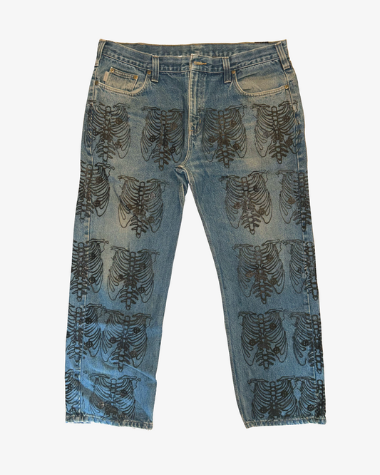 Skeleton blue jeans 34/32